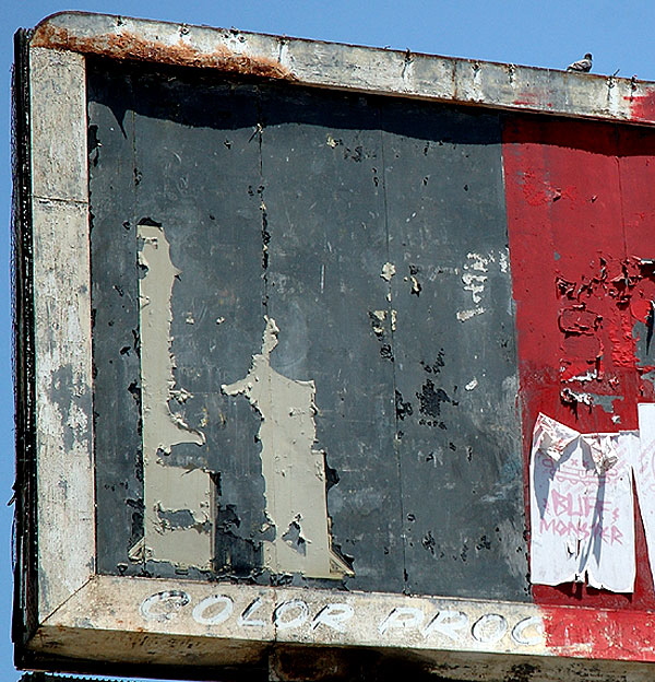 Billboard above the Morgan Camera Shop, 6262 Sunset Boulevard