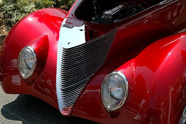 A highly-modified 1937 Ford Roadster 