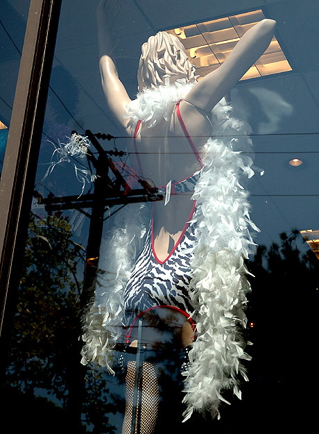 Manikin at Hustler Hollywood on the Sunset Strip