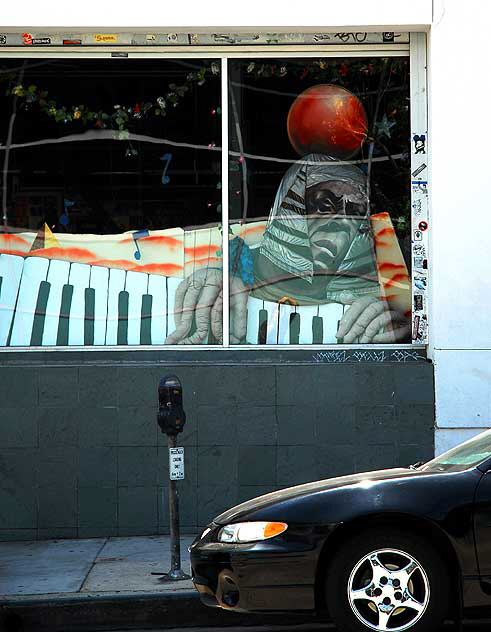 Window at Amoeba Music, Sunset Boulevard, Hollywood Window at Amoeba Music, Sunset Boulevard, Hollywood