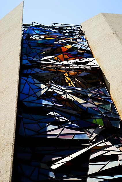 Stained glass, Saint Basil's Roman Catholic Church, Wilshire Boulevard, Los Angeles