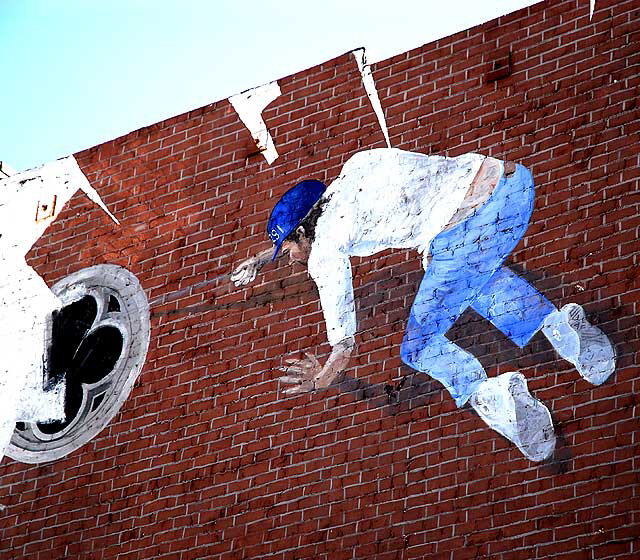 Blue Bicycle - mural, Venice Beach 