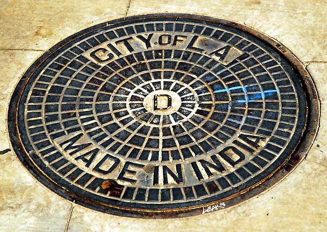 Manhole, Venice Beach - Made in India