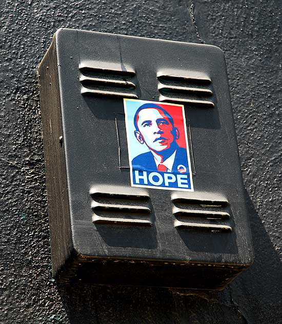 Barack Obama sticker - Melrose Avenue