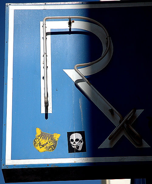 RX Sign on Hollywood Boulevard