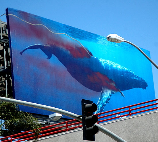 Billboard, Sunset Strip, Harpooned Whale 