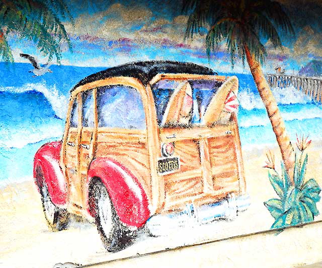 Mural at Scotty's - on the sand, Hermosa Beach