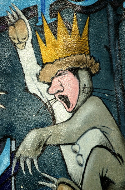 Mural detail - Melrose Avenue