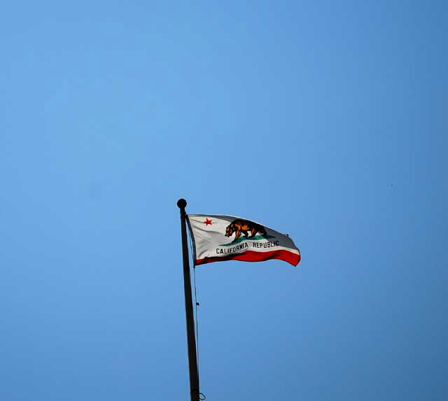 California Flag, Hollywood Boulevard 