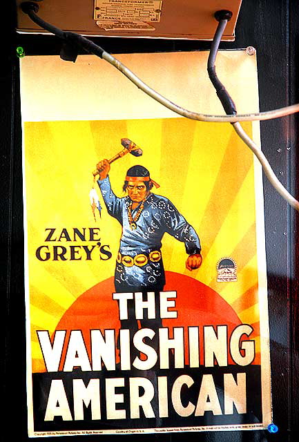 Poster, The Vanishing American - for sale at the Edmund's store on Hollywood Boulevard