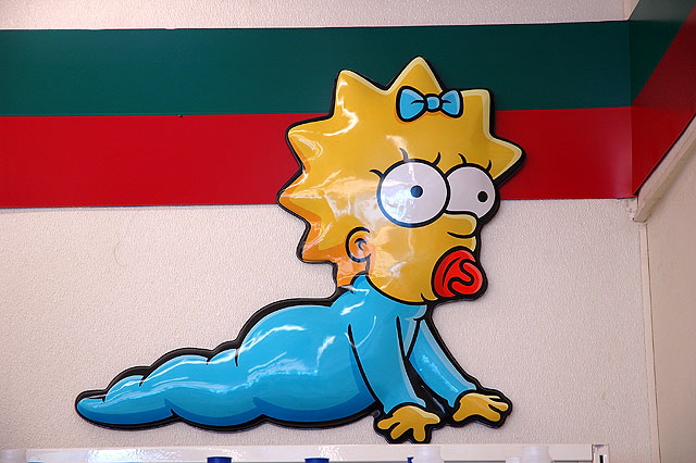 7-Eleven store at the intersection of Sepulveda and Venice Boulevards converted into a Kwik-E-Mart as part of a campaign for the opening of "The Simpsons Movie"