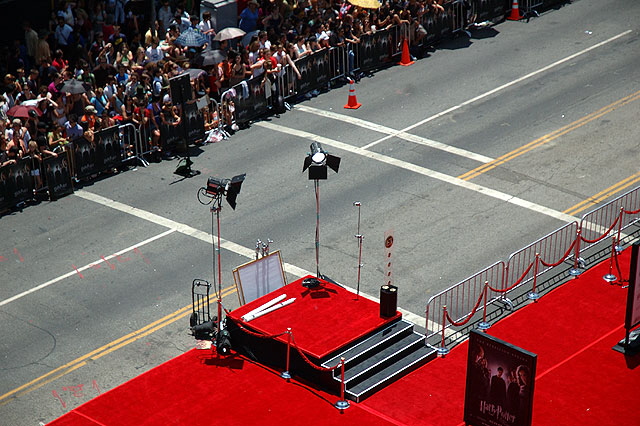 Hollywood premiere, the United States premiere, of Harry Potter and the Order of the Phoenix