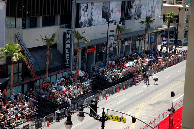 Hollywood premiere, the United States premiere, of Harry Potter and the Order of the Phoenix