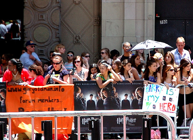 Hollywood premiere, the United States premiere, of Harry Potter and the Order of the Phoenix