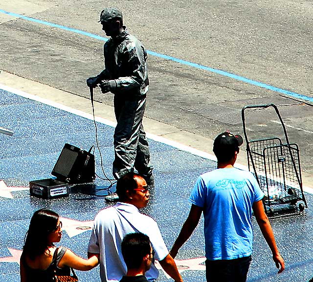 Street performer in front of the Kodak Theater, Hollywood