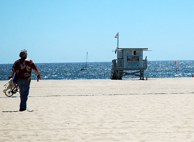 The beach at Playa del Rey, California