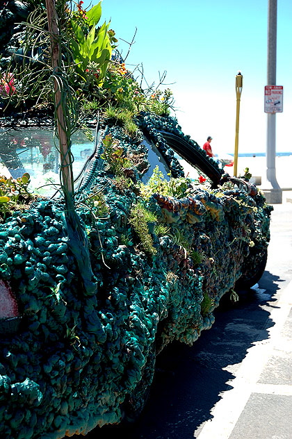 Ford Thunderbird (2003) as "Working Waterfall, Live Grass" - from Studio Art Cars, North Hollywood