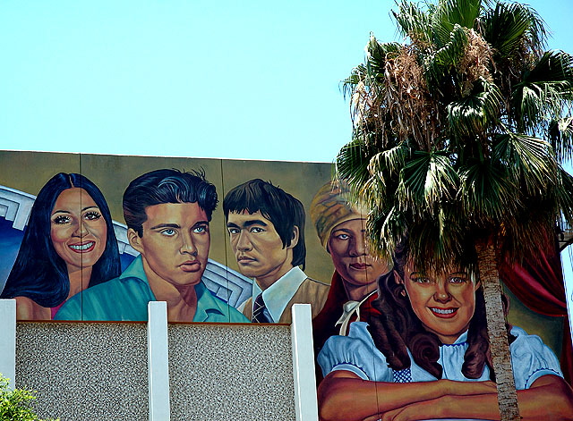 Mural, east wall, Hollywood High School 