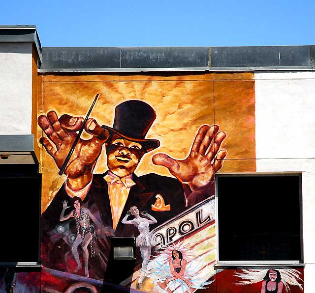 Amoeba Music, Sunset Boulevard at Cahuenga, Hollywood - Duke Ellington at the Apollo Theater, detail of mural