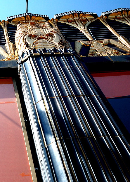 Art Deco, black and gold, on the northwest corner of Third and Western, Los Angeles