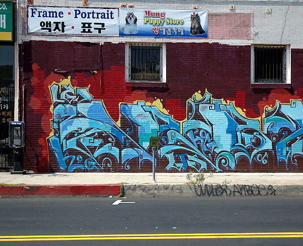 Mural, Western Avenue, near Third, Los Angeles