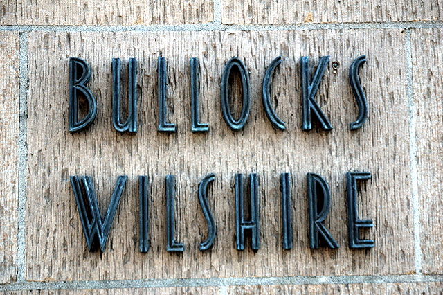 Bullocks Wilshire, 3050 Wilshire Boulevard  the famous Art Deco building by Los Angeles architects John and Donald Parkinson from 1929