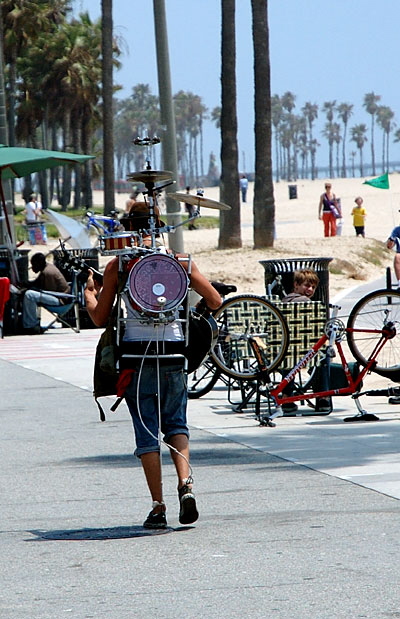 Street musician, Venice Beach