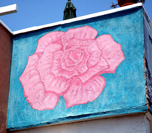 Closed in 2005  the original Pioneer French Bakery, 512 Rose Avenue, Venice.  But the rose remains.