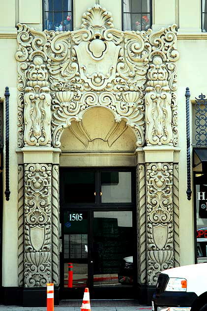 1505 Fourth Street in Santa Monica, at Broadway - Spanish Colonial Revival with Churrigueresque detail