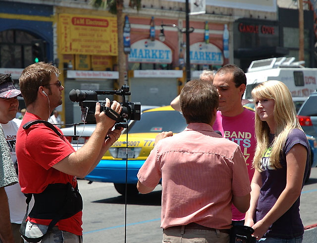 One more interview of someone you think you should know, but you don't.  Hollywood Boulevard.