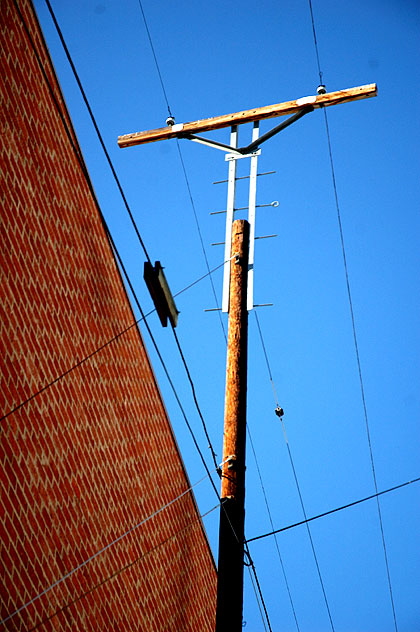 Telephone pole, Sunset Boulevard 