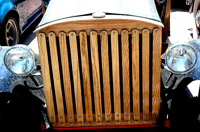 Chevy "woodie" panel truck from way back when