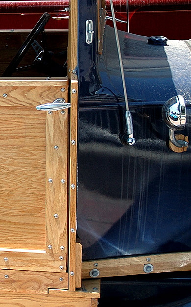 Chevy "woodie" panel truck from way back when