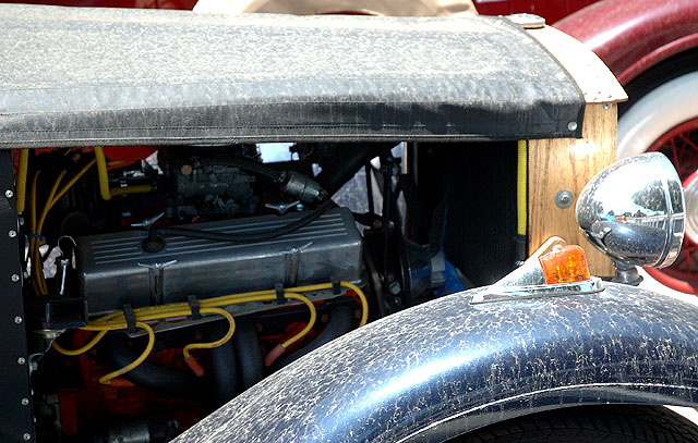 Chevy "woodie" panel truck from way back when