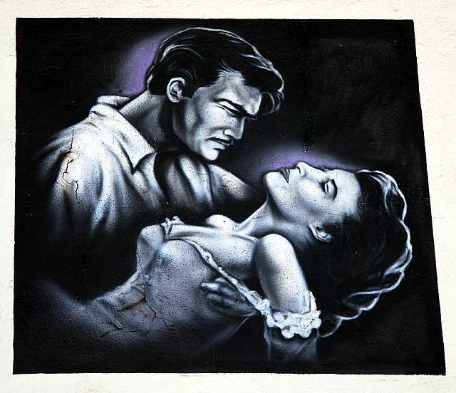 Mural at Hollywood Souvenirs, Hollywood and Highland - Gone with the Wind