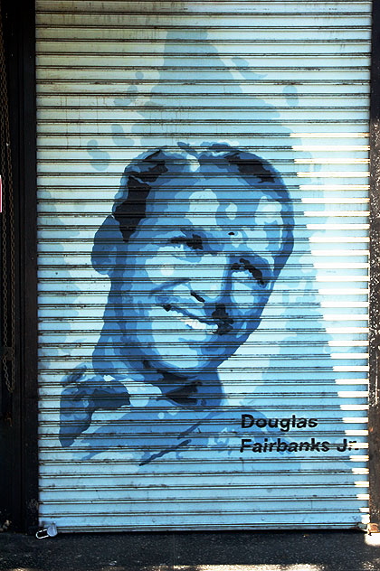 Douglas Fairbanks, Jr. - graphic on Hollywood Boulevard