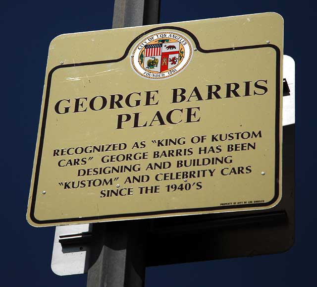 George Barris Place, Riverside Drive and Lankershim Boulevard in North Hollywood