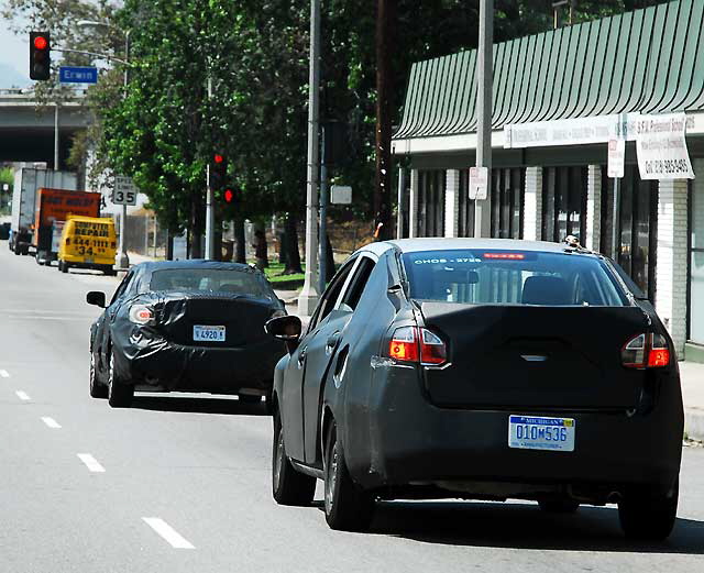 Mystery Cars on Laurel Canyon Boulevard near Studio City