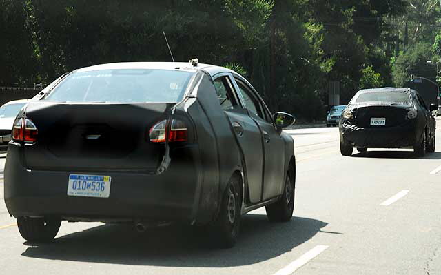 Mystery Cars on Laurel Canyon Boulevard near Studio City