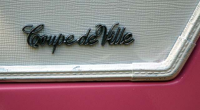 Pink Cadillac for the "Honk If You Love Jesus" road trip to Elvis' Graceland