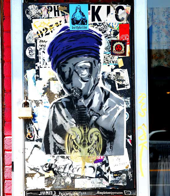 Poster, Melrose Avenue - Gas Mask