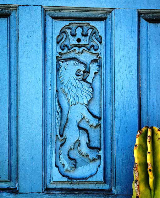 Blue Door Lion