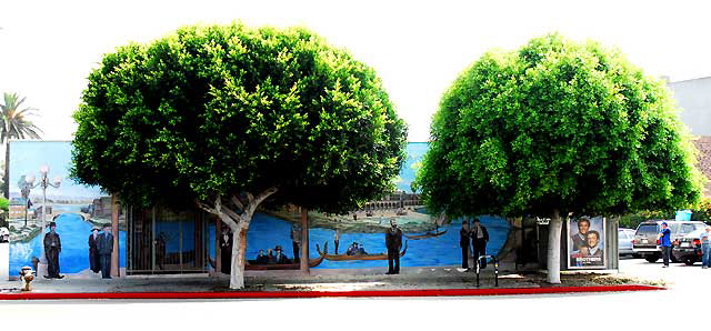 "Remembering Venice 1913" by David Legaspi  2003  Main at Market Street, Venice, California 