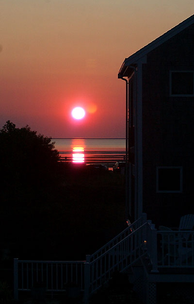 Sunset over Cape Cod Bay, August 1, 2007