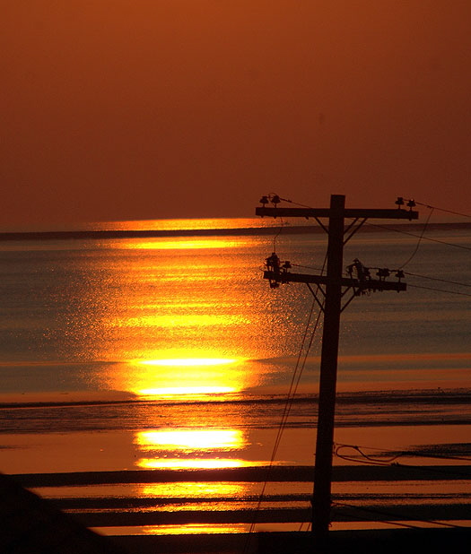 Sunset over Cape Cod Bay, August 1, 2007