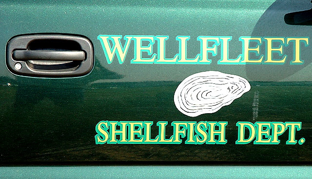 Wellfleet Shellfish Department truck