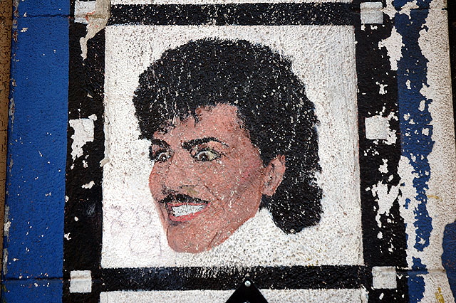 Little Richard graphic, Hollywood Boulevard