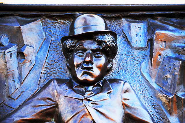 Charlie Chaplin plaque, Roosevelt Hotel, Hollywood Boulevard