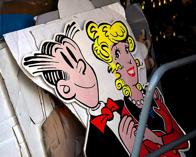 Dagwood and Blondie poster - souvenir shop, Hollywood Boulevard