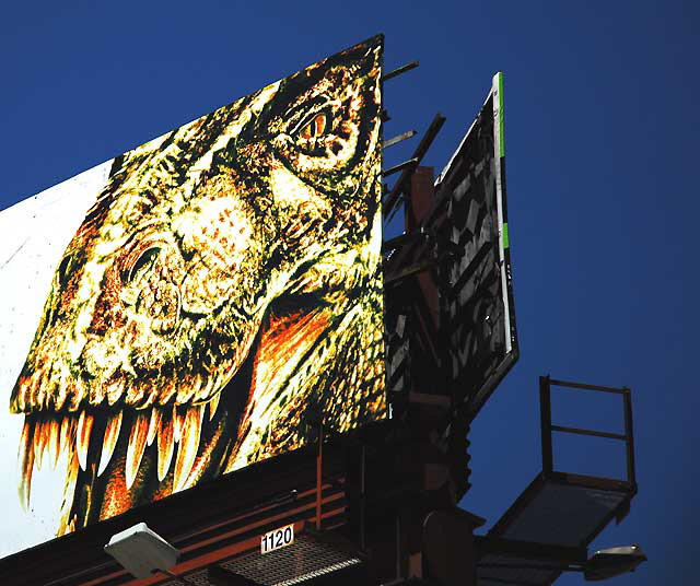 Dinosaur billboard, Hollywood Boulevard